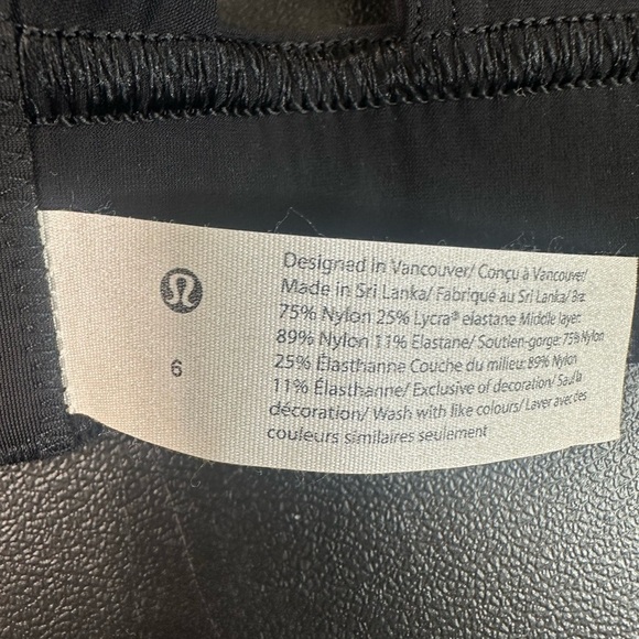 Sold Lululemon Strong Front Bra Medium Support, B/C Cups
Black - Picture 5 of 6